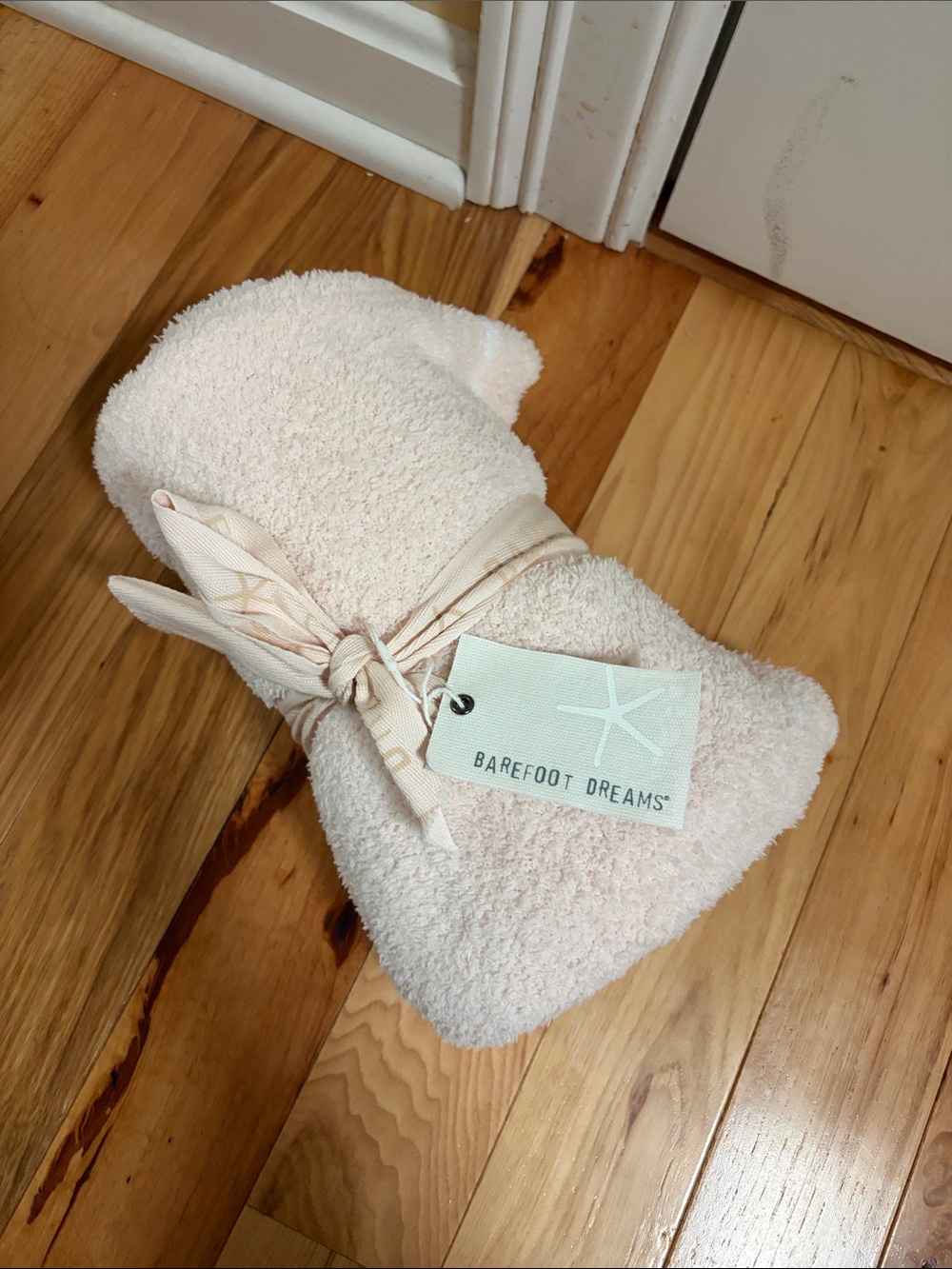 Barefoot Dreams Light Blush Cozy Throw